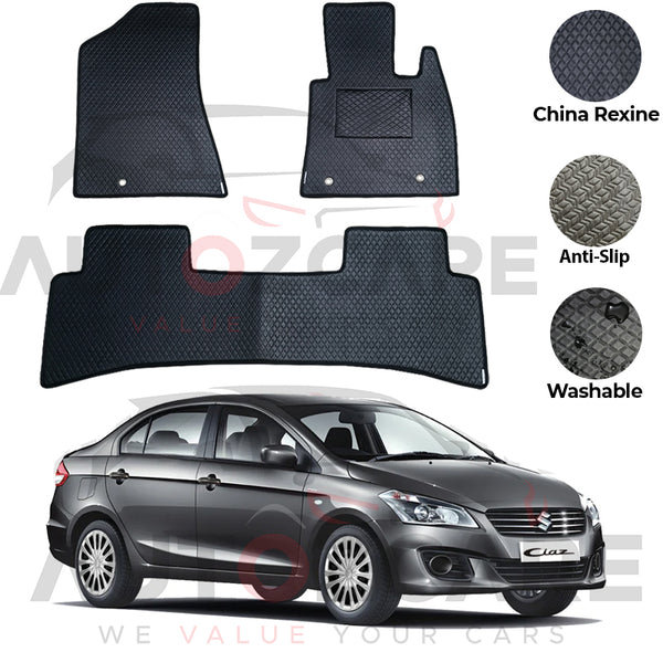 Suzuki Ciaz China Rexine Floor Mat 3PCS - Model 2017-2020