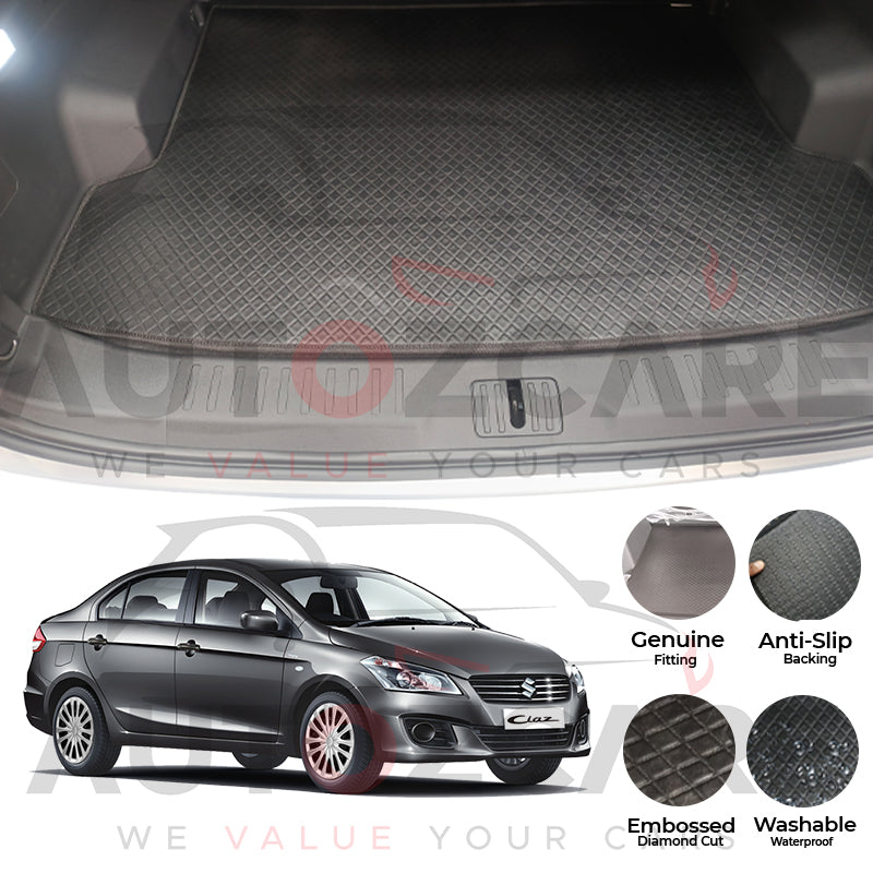 Suzuki Ciaz China Rexine Custom-Size Trunk Mat - Model 2017-2020