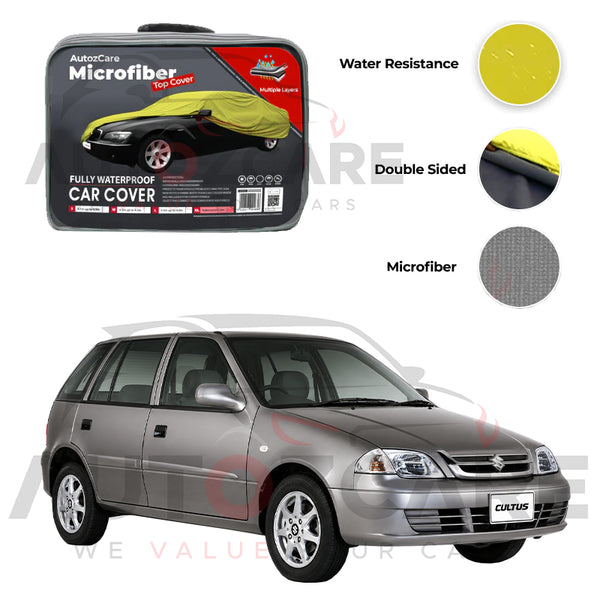 Suzuki Cultus Microfiber Car Top Cover - Model 2000-2007