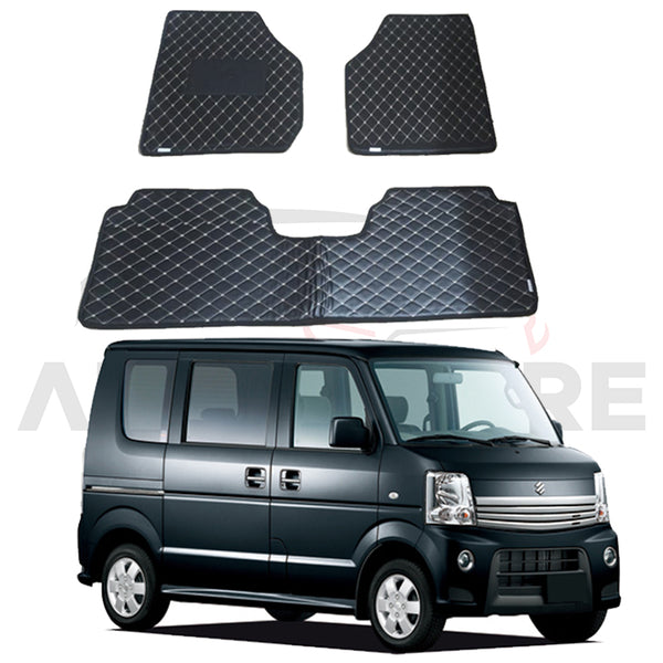 Suzuki Every Wagon 7D Floor Mat ( Flat Style ) - Model 2005-2014