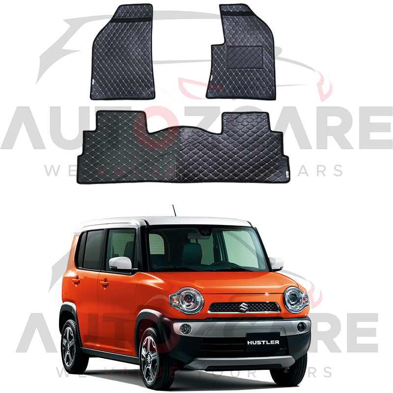 Suzuki Hustler 7D Floor Mat ( Flat Style ) 3PCS - Model 2014-2020