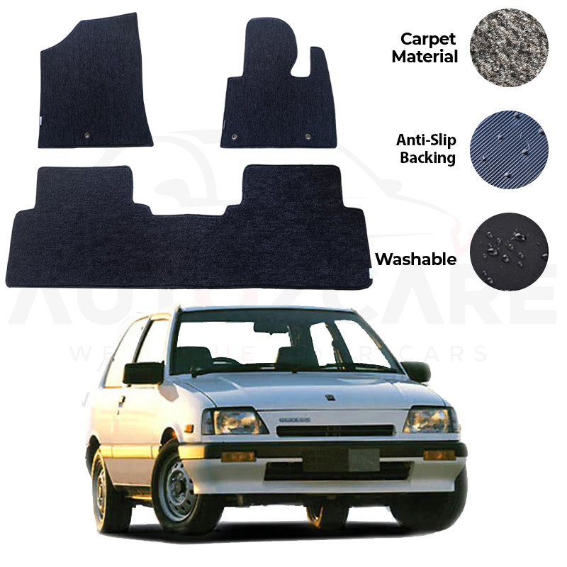 Suzuki Khyber Genuine Fitting Carpet Floor Mat 3PCS - Model 1990-1999