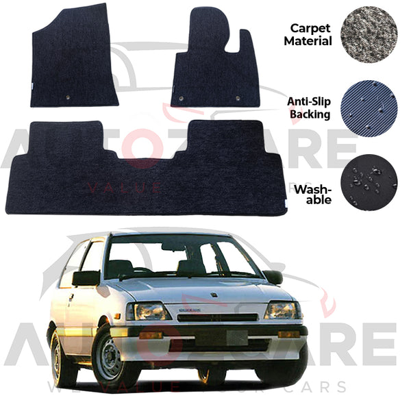 Suzuki Khyber Genuine Fitting Carpet Floor Mat 3PCS - Model 1990-1999