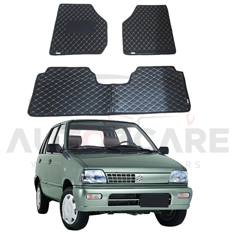 Suzuki Mehran 7D Floor Mat ( Flat Style ) - Model 1988-2012 - AutozCare Pakistan