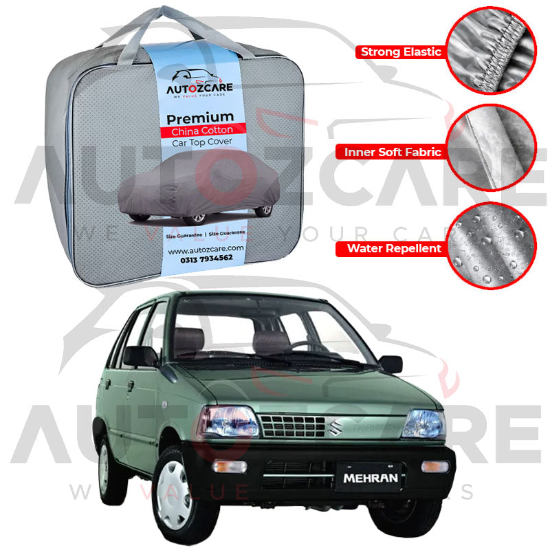 Suzuki Mehran 1988-2019 | China Cotton Top Cover | Soft Inner Fabric