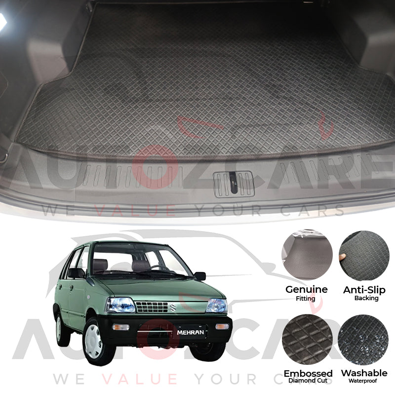 Suzuki Mehran China Rexine Custom-Size Trunk Mat - Model 1988-2019