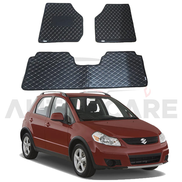 Suzuki SX4 7D Floor Mat ( Flat Style ) - Model 2007-2014 - AutozCare Pakistan