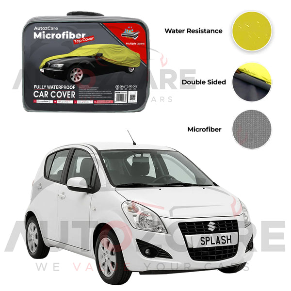 Suzuki Splash Microfiber Car Top Cover - Model 2008-2014
