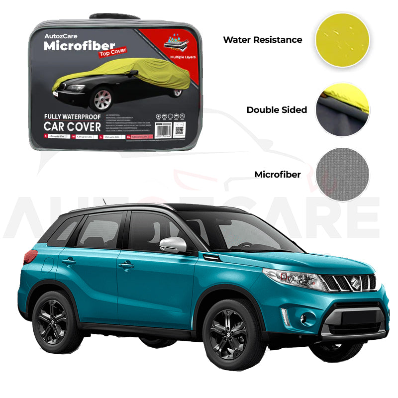 Suzuki Vitara Microfiber Top Cover Model 2016-2022 - AutozCare Pakistan