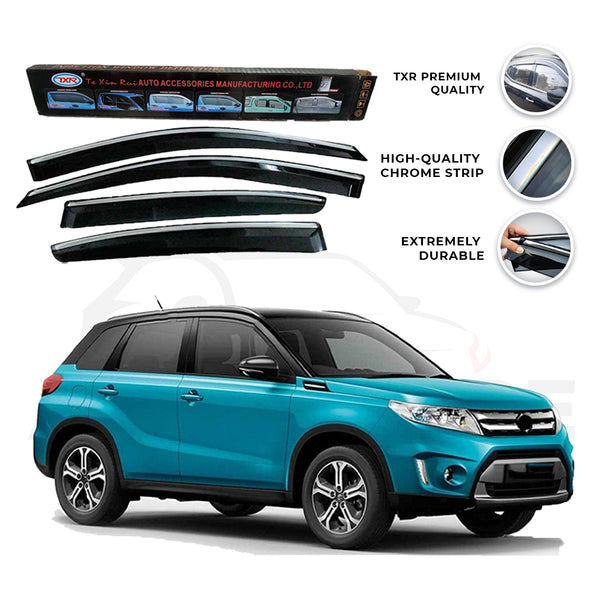 Suzuki Vitara TXR Air press sun visor with chrome model 2016-2022 - AutozCare Pakistan