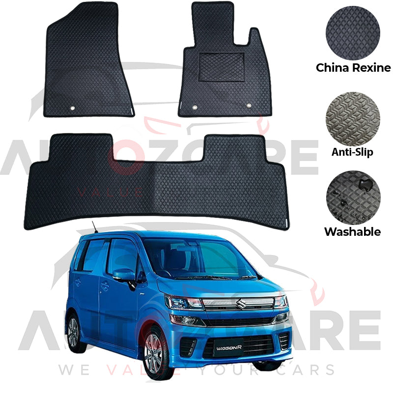 Suzuki Wagon R Japanese China Rexine Floor Mat 5PCS - Model 2018-2025
