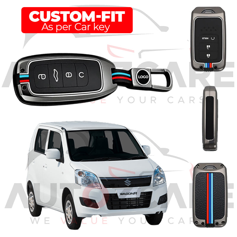 Suzuki Wagon R SMILE Remote Key Cover with Keychain - Model 2021-2025