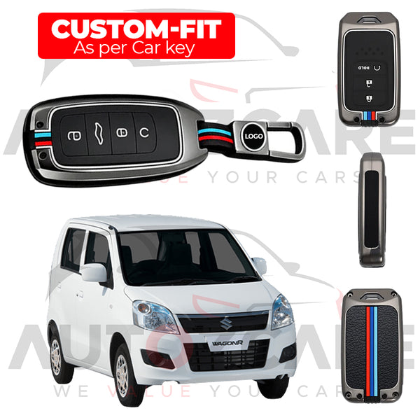 Suzuki Wagon R Remote Key Cover with Keychain - Model 2014-2025