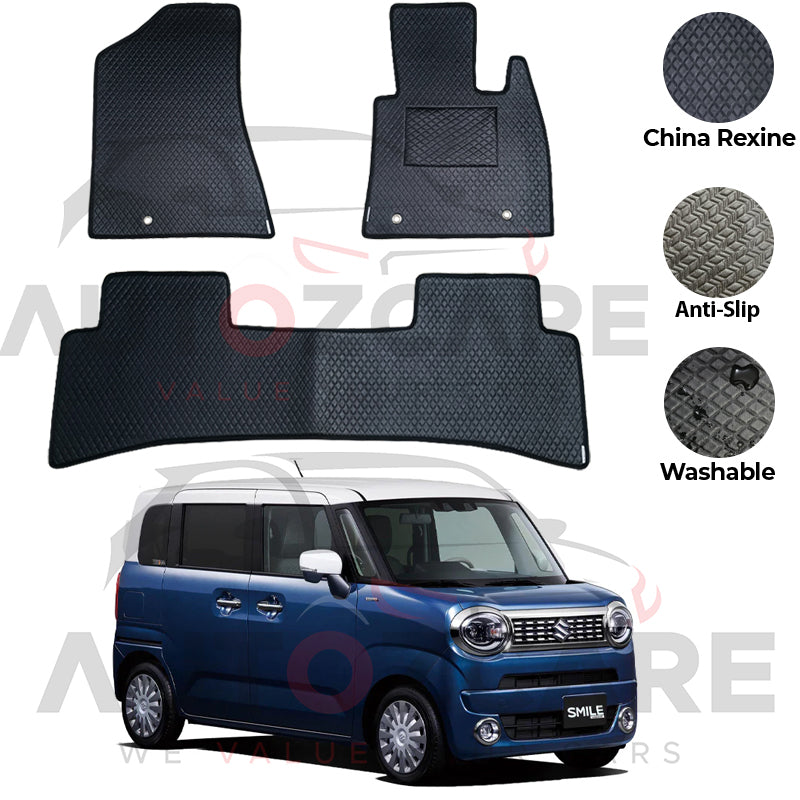 Suzuki Wagon R Smile China Rexine Floor Mat 2PCS - Model 2021-2025