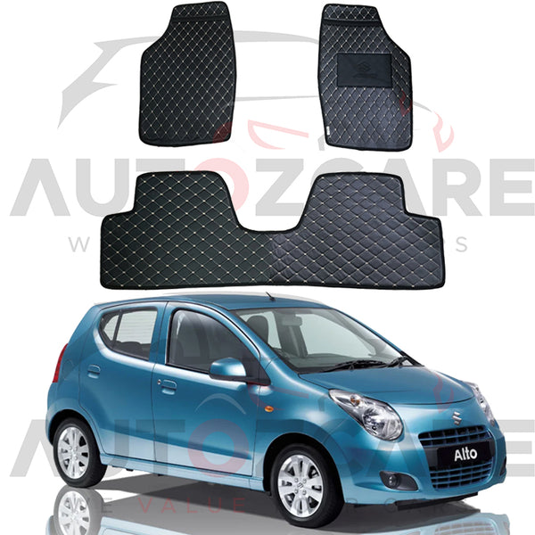 Suzuki Alto Japanese 7D Floor Mat ( Flat Style ) - Model 2009-2014