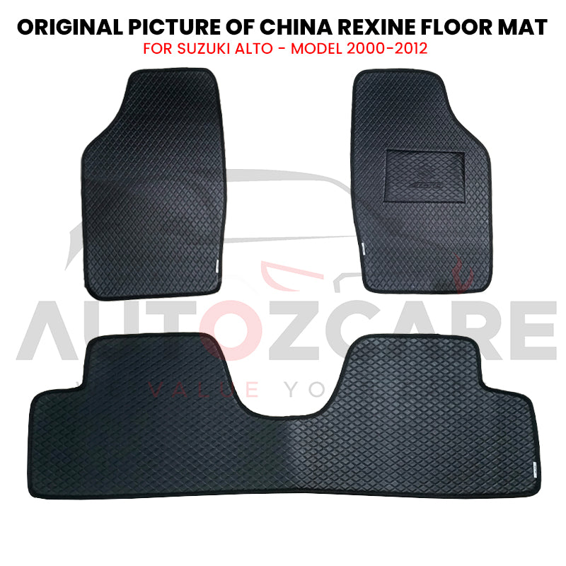 Suzuki Alto China Rexine Floor Mat 3PCS - Model 2000-2012