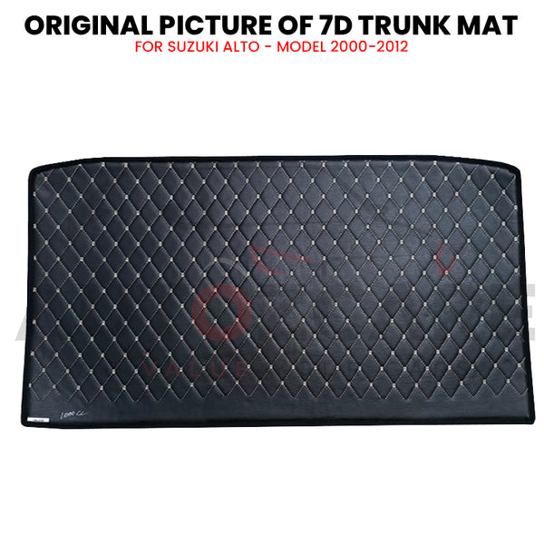 Suzuki Alto 7D Custom Car Trunk Mat - Model 2000-2012