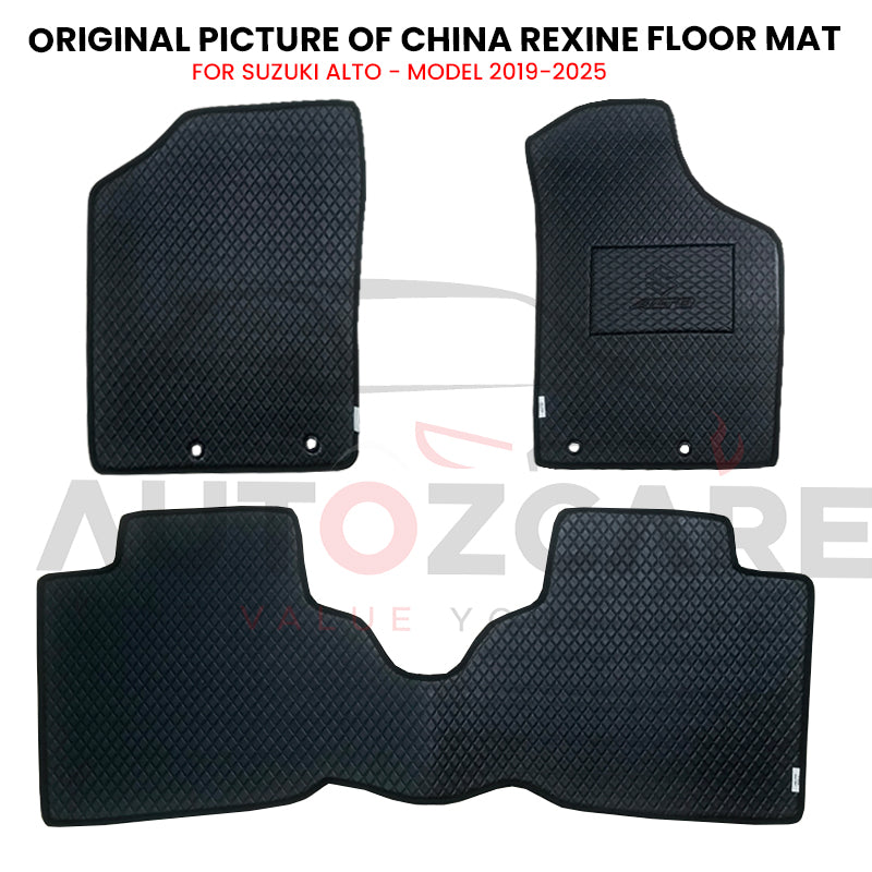 Suzuki Alto China Rexine Floor Mat 3PCS - Model 2019-2025