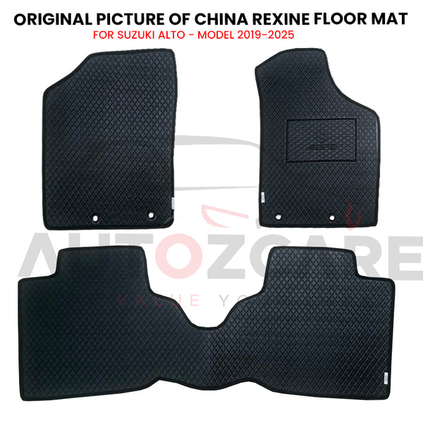 Suzuki Alto China Rexine Floor Mat 3PCS - Model 2019-2025
