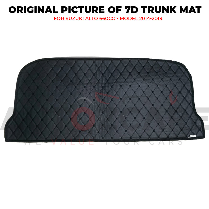 Suzuki Alto 7D Custom Car Trunk Mat - Model 2014-2019