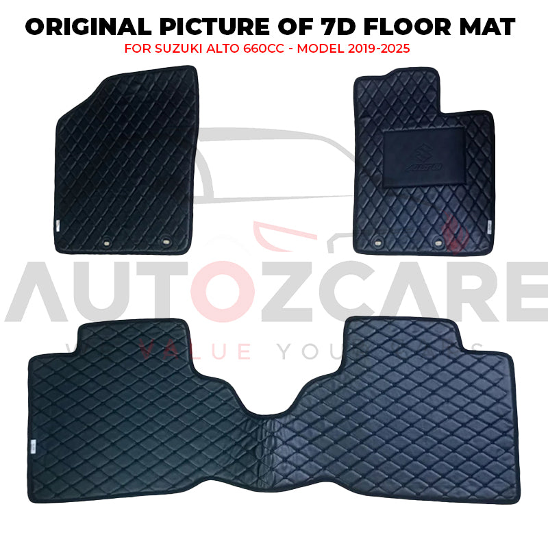 Suzuki Alto 7D Floor Mat ( Flat Style ) - Model 2019-2025