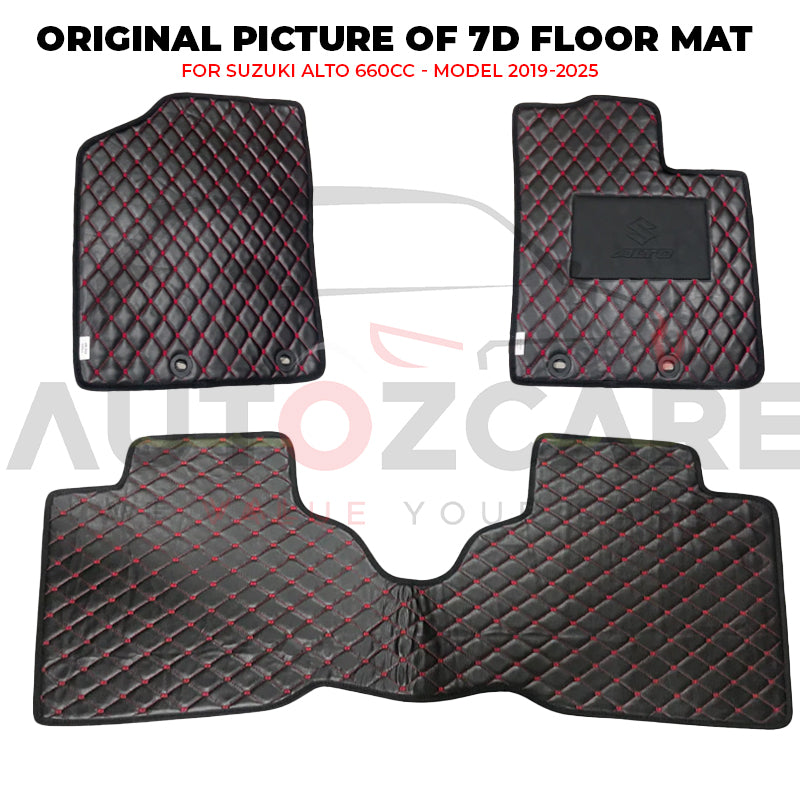 Suzuki Alto 7D Floor Mat ( Flat Style ) - Model 2019-2025