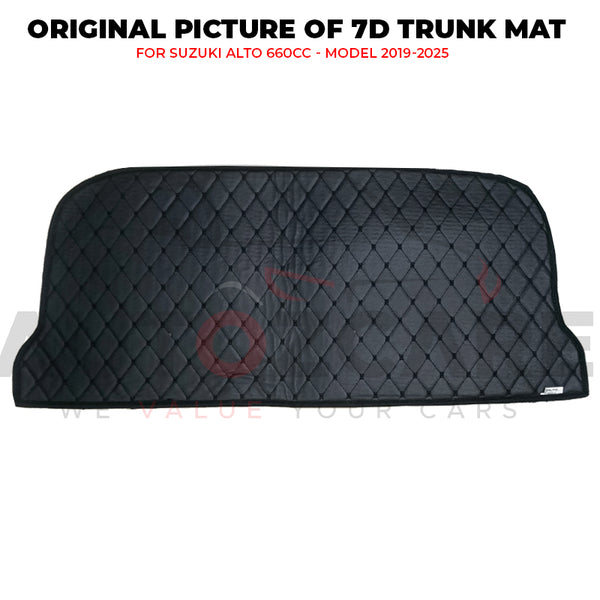 Suzuki Alto 7D Custom Car Trunk Mat - Model 2019-2025