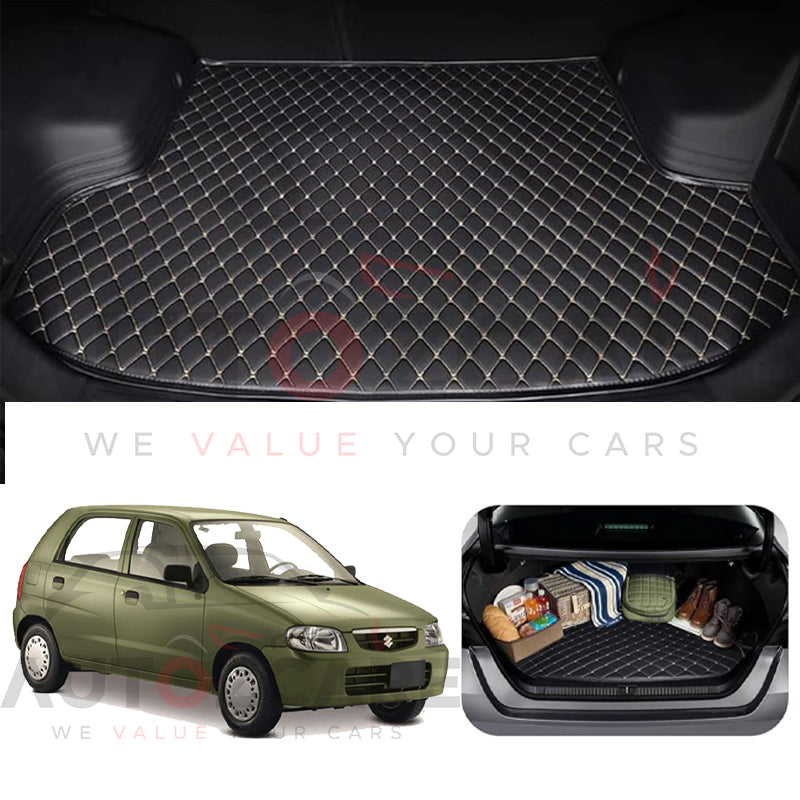 Suzuki Alto 7D Custom Car Trunk Mat - Model 2000-2012