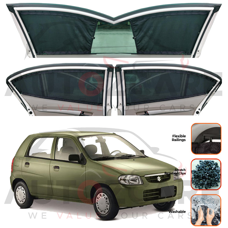 Suzuki Alto Custom Car Sliding Curtains - Model 2000-2012