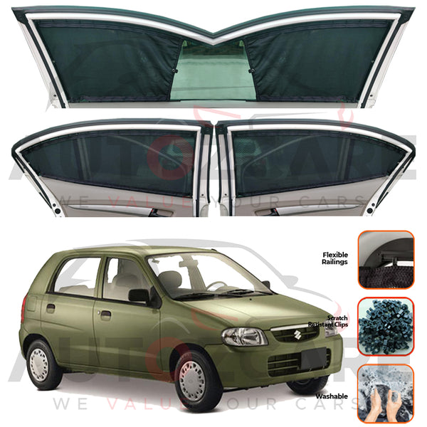 Suzuki Alto Custom Car Sliding Curtains - Model 2000-2012