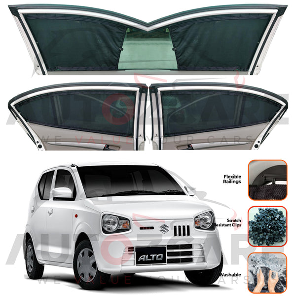 Suzuki Alto Custom Car Sliding Curtains - Model 2019-2025