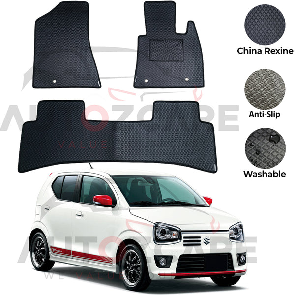 Suzuki Alto Japanese China Rexine Floor Mat 3PCS - Model 2014-2025