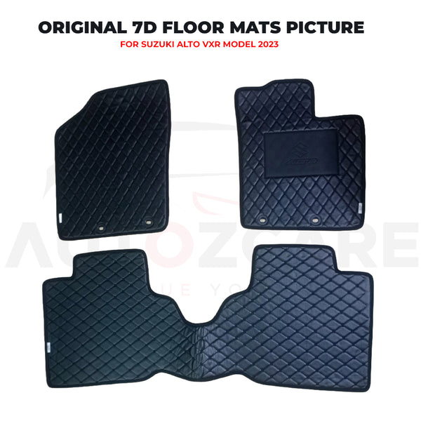 Suzuki Alto 7D Floor Mat ( Flat Style ) - Model 2019-2024