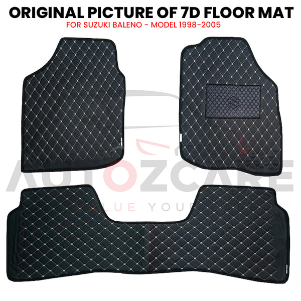 Suzuki Baleno 7D Floor Mat ( Flat Style ) - Model 1998-2005