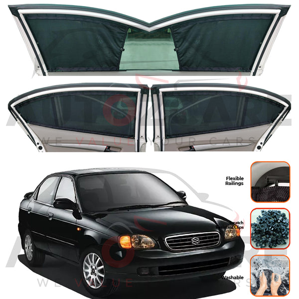 Suzuki Baleno Custom Car Sliding Curtains - Model 1998-2005