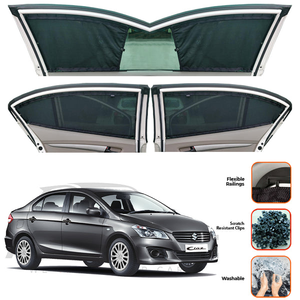 Suzuki Ciaz Custom Car Sliding Curtains - Model 2017-2020