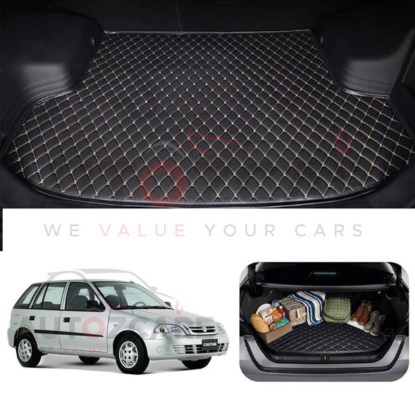 Suzuki Cultus 7D Custom Car Trunk Mat - Model 2007-2017