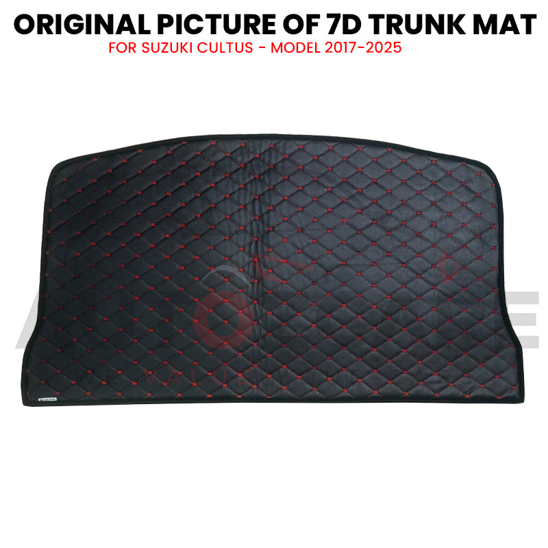 Suzuki Cultus 7D Custom Car Trunk Mat - Model 2017-2025