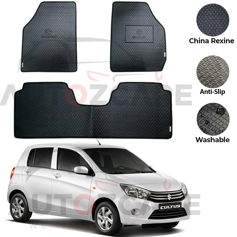 Suzuki Cultus China Rexine Floor Mat 3PCS - Model 2017-2025