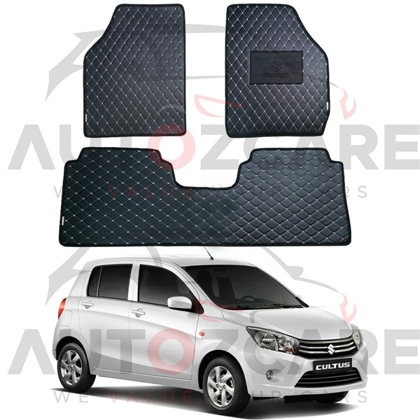 Suzuki Cultus 7D Floor Mats (Flat Style) - Model 2017-2025