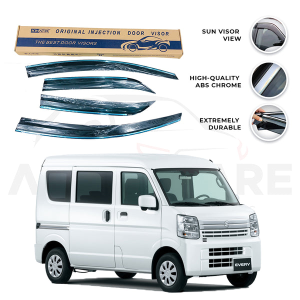 Suzuki Every Air press sun visor with chrome - Model  2016-2025