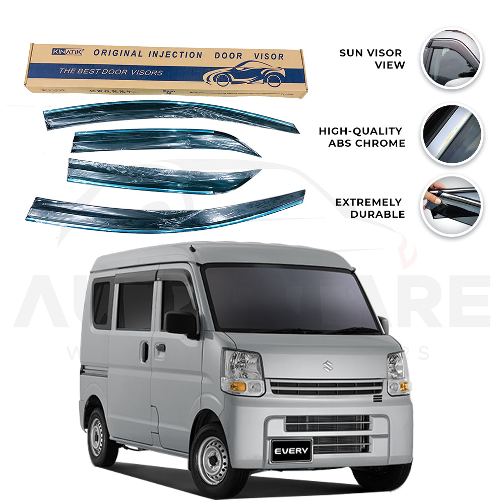 Suzuki Every Air press sun visor with chrome - Model  2024-2025
