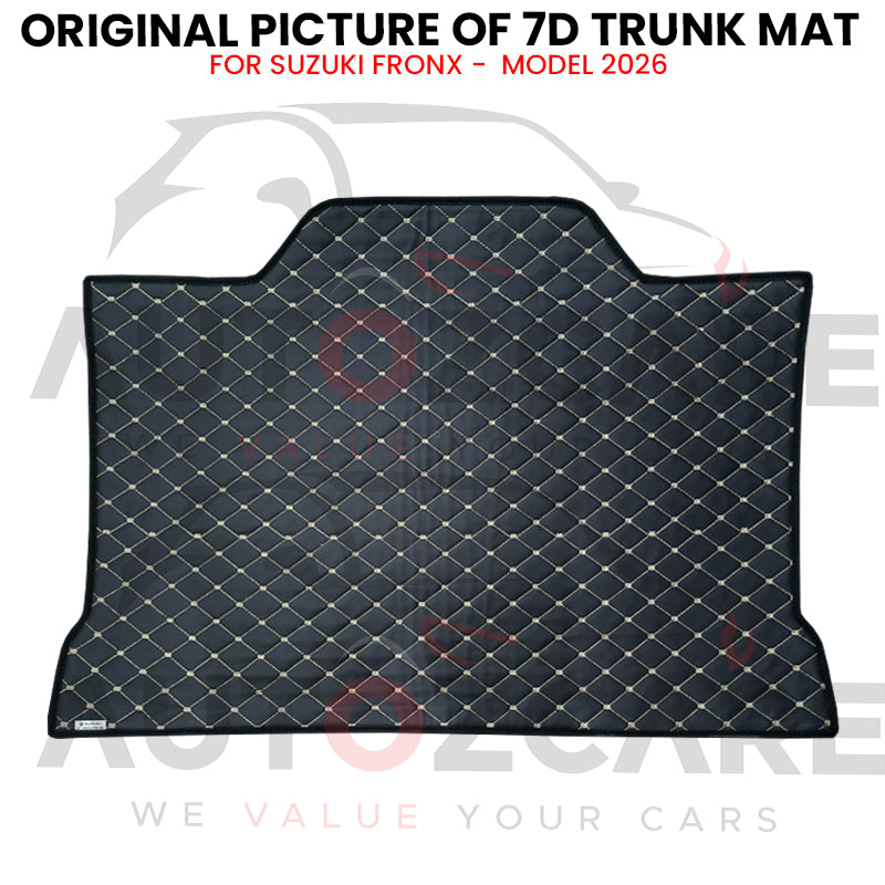 Suzuki Fronx 7D Custom Car Trunk Mat - Model 2026