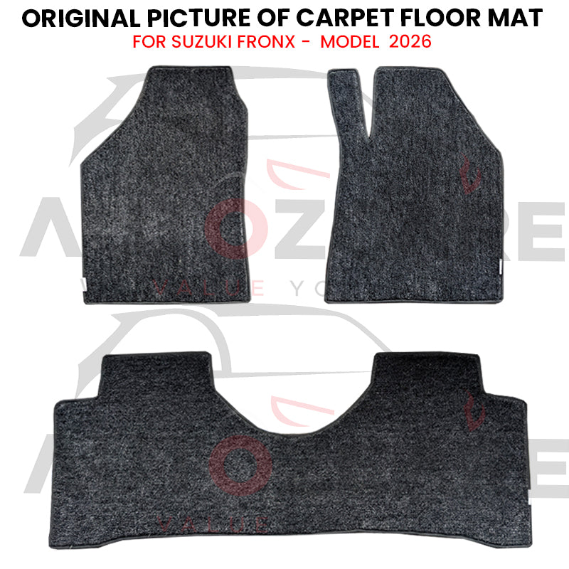 Suzuki Fronx Fitting Carpet Floor Mat 3PCS - Model 2026