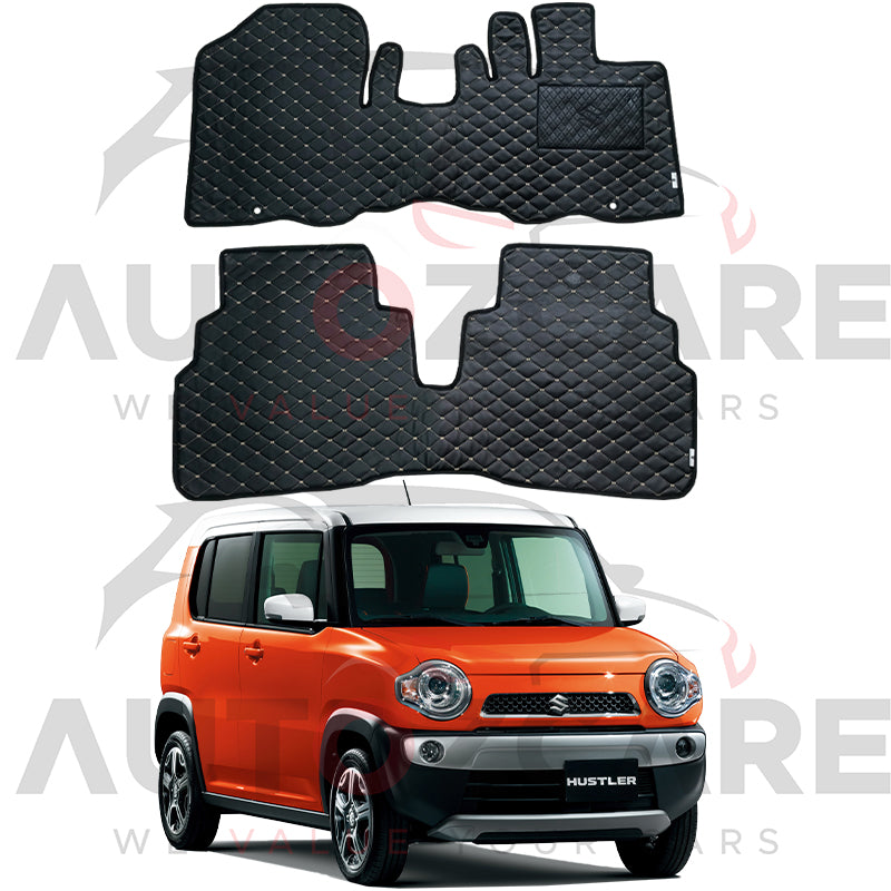 Suzuki Hustler 7D Floor Mat (Flat Style) 2PCS - Model 2014-2020