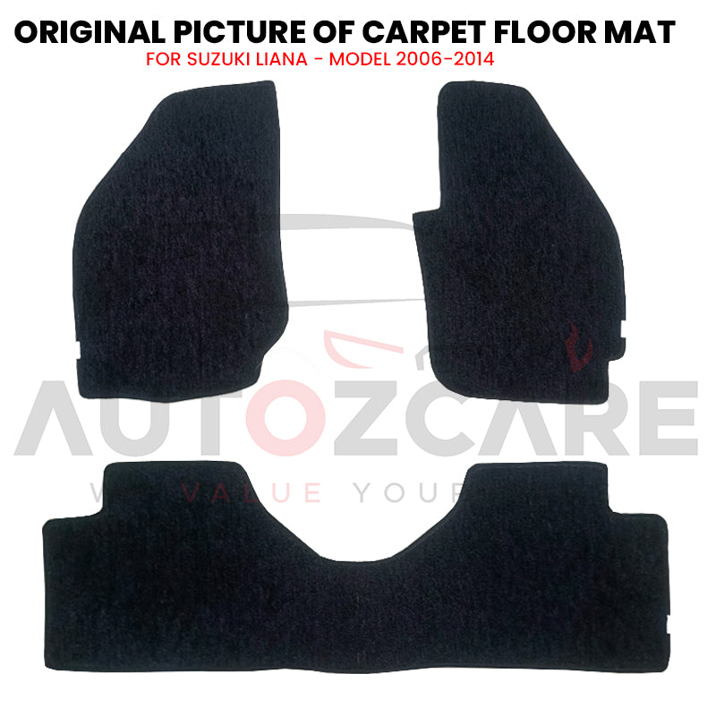 Suzuki Liana Genuine Fitting Carpet Floor Mat 3PCS - Model 2006-2014