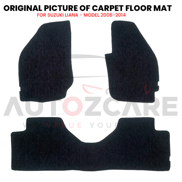 Suzuki Liana Genuine Fitting Carpet Floor Mat 3PCS - Model 2006-2014