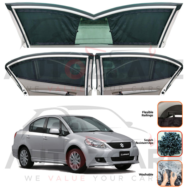 Suzuki Liana Custom Car Sliding Curtains - Model 2006-2014
