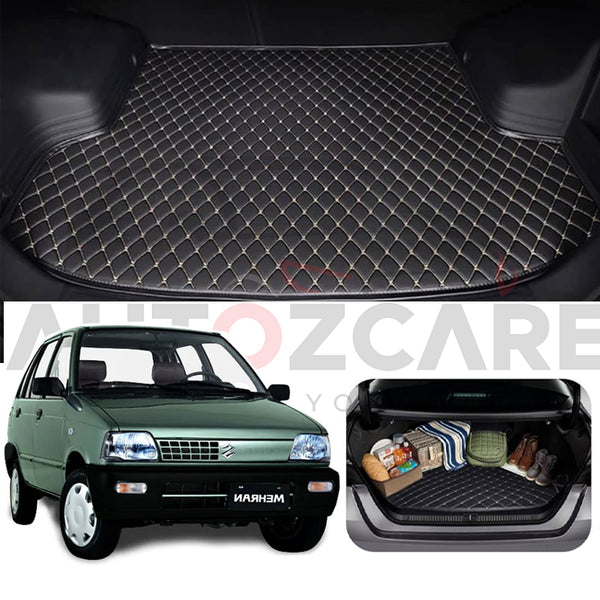 Suzuki Mehran 7D Custom Car Trunk Mat - Model 1988-2019