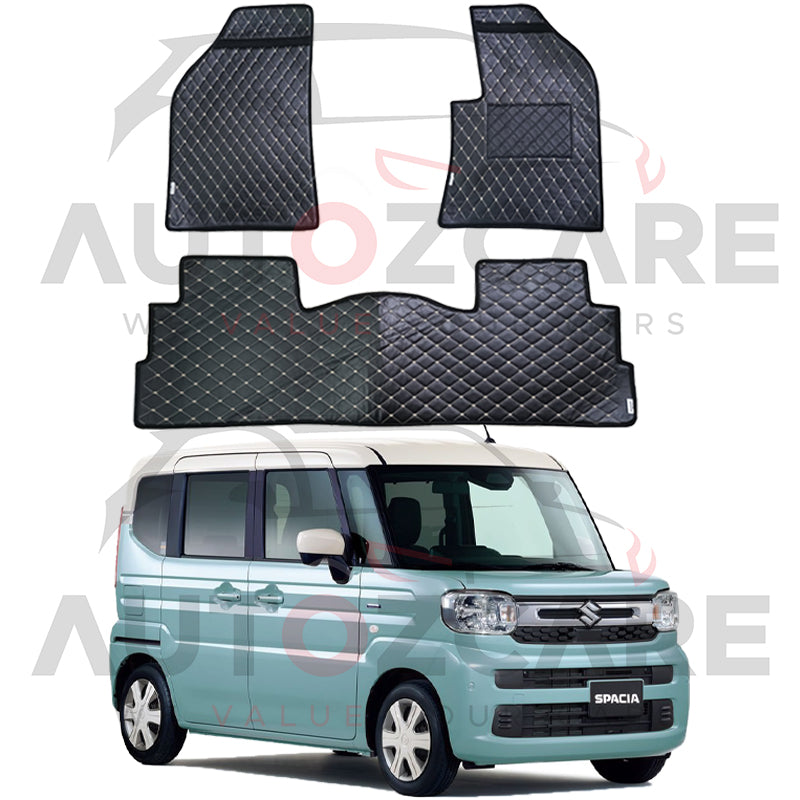 Suzuki Spacia 7D Floor Mat ( Flat Style ) - Model 2017-2025